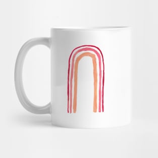 sweet handmade rainbow Mug